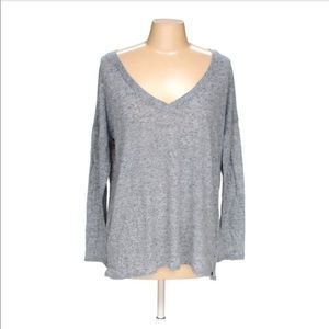 Victoria’s Secret Loose Gray Tunic ~ Deep V-Neck